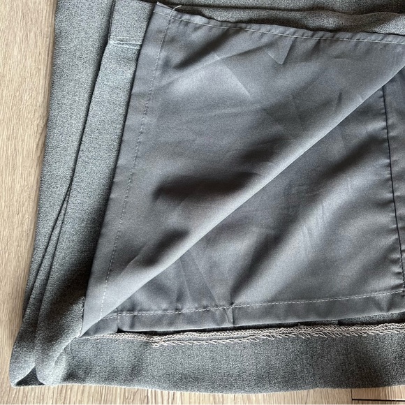 PENCIL SKIRT Vintage SPORT COLLECTION Wool-like Gabardine Grey Midi Sz 4 - Picture 6 of 10